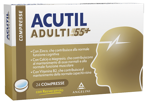 ACUTIL ADULTI 55+ 24 COMPRESSE IT - farmasorriso.com