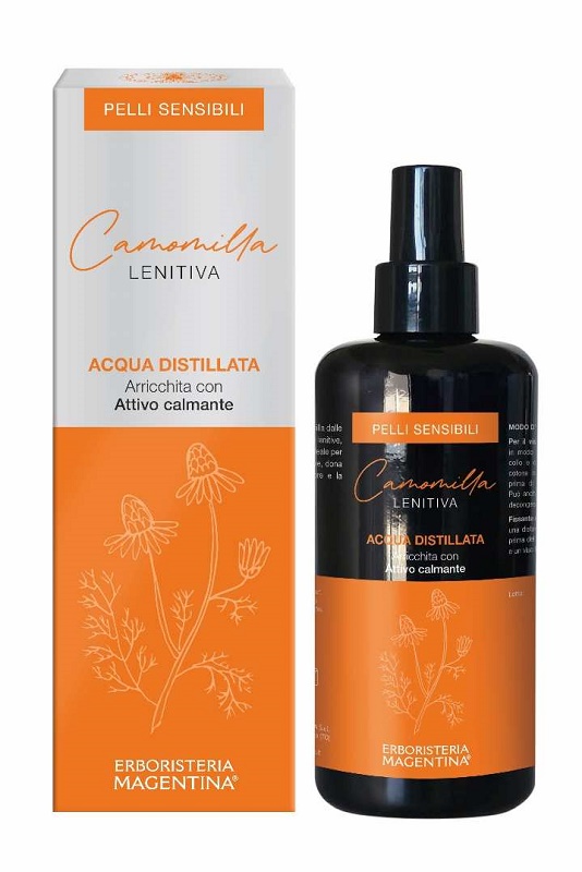 ACQUA DISTILLATA ARRICCHITA CAMOMILLA LENITIVA PELLI SENSIBILI 200 ML - farmasorriso.com
