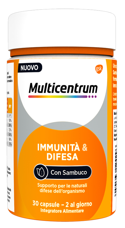 MULTICENTRUM IMMUNITA' & DIFESA 30 CAPSULE - farmasorriso.com