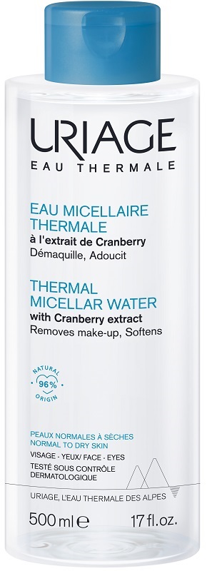 URIAGE EAU MICELLAIRE THERMALE PELLI NORMALI SECCHE 500 ML - farmasorriso.com