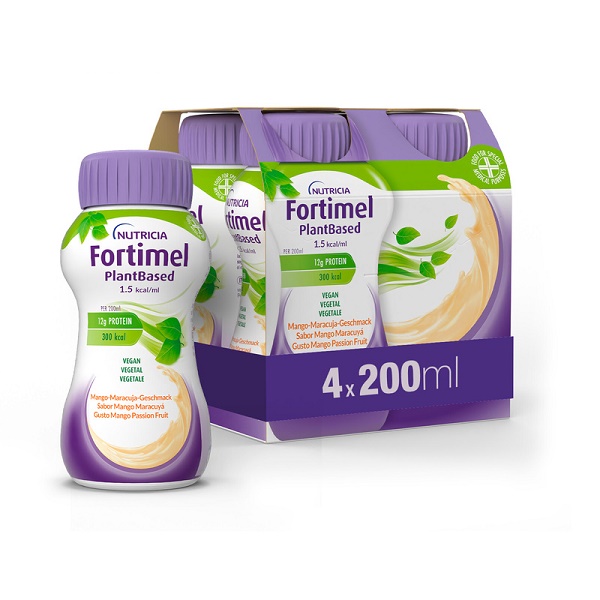 FORTIMEL PLANT BASED MANGO PASSION FRUIT 4 BOTTIGLIE DA 200 ML - farmasorriso.com