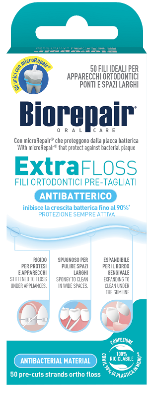 BIOREPAIR EXTRA FLOSS 50 PEZZI - farmasorriso.com