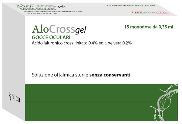 ALOCROSSGEL SOLUZIONE OFTALMICA 15 MONODOSE DA 0,35 ML - farmasorriso.com