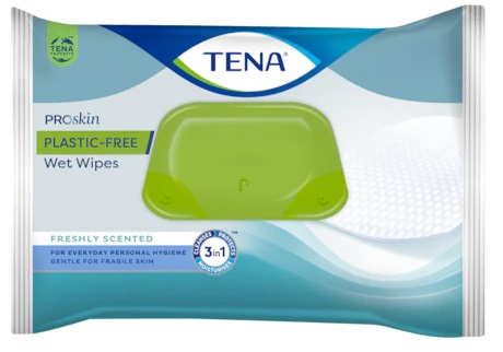 TENA WET WIPES PLASTIC FREE 48 PEZZI - farmasorriso.com