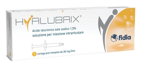 SIRINGA INTRA-ARTICOLARE HYALUBRIX ACIDO IALURONICO 1,5% 30 MG 2 ML NO ETO - farmasorriso.com