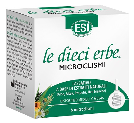 ESI LE DIECI ERBE MICROCLISMI 6 PEZZI - farmasorriso.com