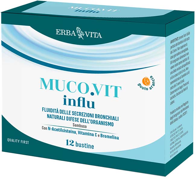 MUCOVIT INFLU 12 BUSTINE - farmasorriso.com