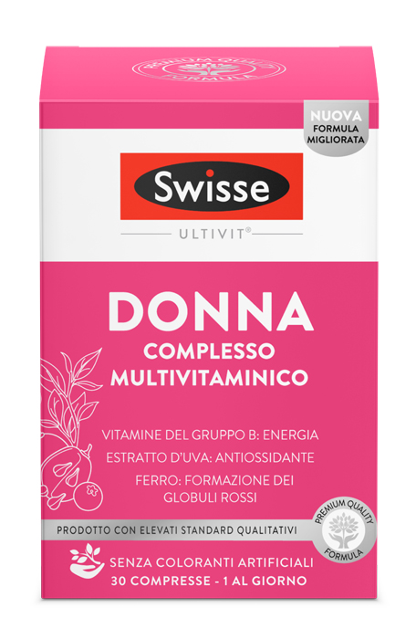SWISSE MULTIVITAMINICO DONNA 30 COMPRESSE - farmasorriso.com