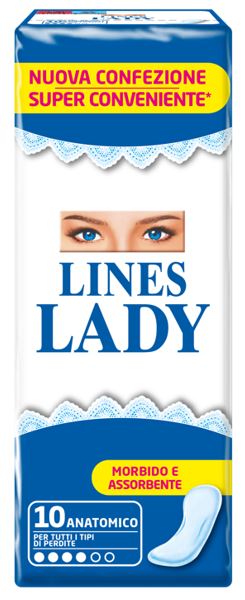 LINES LADY ANATOMICO 10 PEZZI - farmasorriso.com