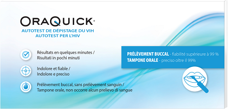 ORAQUICK HIV SELF-TEST 1 PEZZO - farmasorriso.com