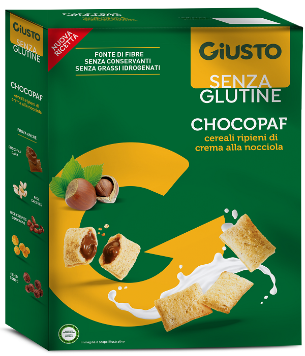 GIUSTO SENZA GLUTINE CHOCOPAF 300 G - farmasorriso.com
