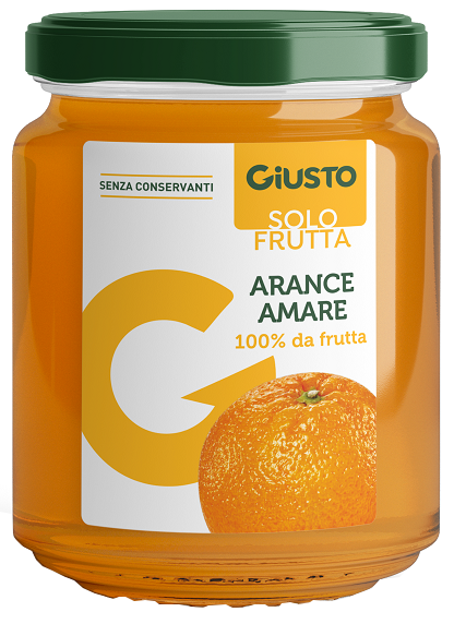 GIUSTO SOLO FRUTTA MARMELL ARANCE AMARE 284 G - farmasorriso.com