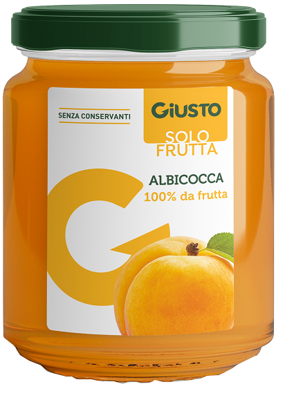 GIUSTO SOLO FRUTTA MARMELLATA ALBICOCCHE 284 G - farmasorriso.com