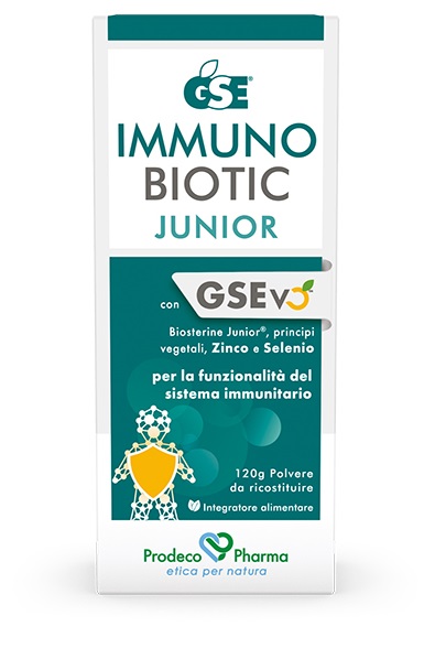 GSE IMMUNOBIOTIC JUNIOR 120 G - farmasorriso.com
