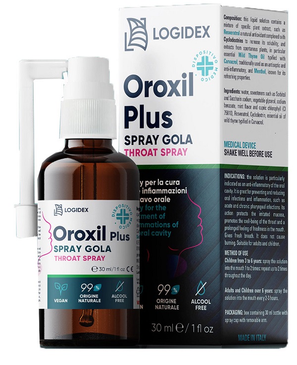 SPRAY GOLA OXORIL PLUS 50 ML - farmasorriso.com