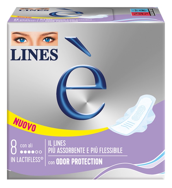 LINES E' ALI DOWNCOUNT 8 PEZZI - farmasorriso.com