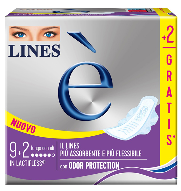 LINES E' LUNGO CARRY PACK 9 + 2 PEZZI - farmasorriso.com