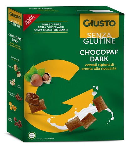 GIUSTO SENZA GLUTINE CHOCOPAFF DARK 300 G - farmasorriso.com