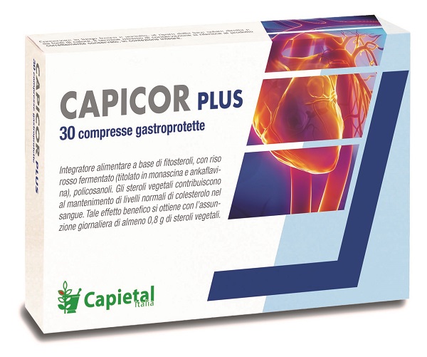 CAPICOR PLUS 30 COMPRESSE GASTROPROTETTE - farmasorriso.com