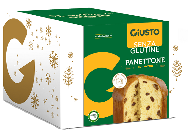 GIUSTO SENZA GLUTINE PANETTONE 500 G - farmasorriso.com