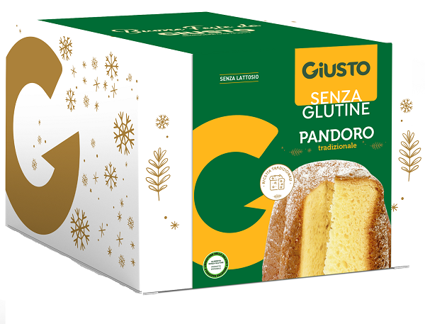 GIUSTO SENZA GLUTINE PANDORO 400 G - farmasorriso.com