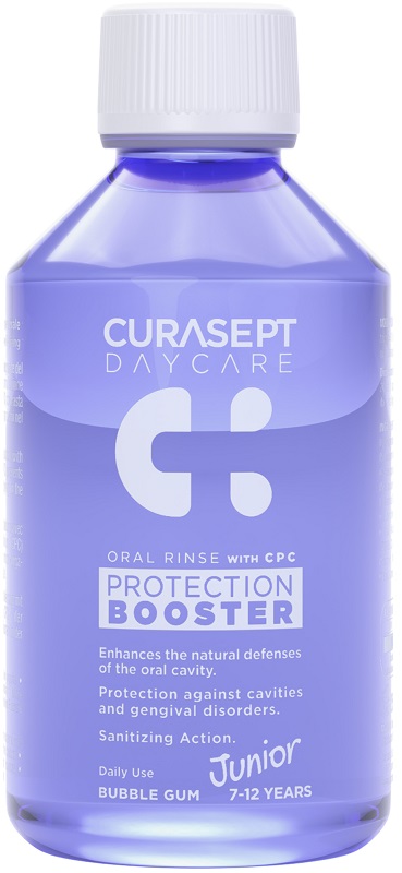 CURASEPT DAYCARE COLLUTORIO PROTECTION BOOSTER JUNIOR 250 ML - farmasorriso.com