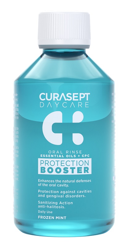 CURASEPT DAYCARE COLLUTORIO PROTECTION BOOSTER FROZEN MINT 100 ML - farmasorriso.com