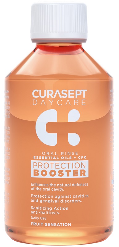 CURASEPT DAYCARE COLLUTORIO PROTECTION BOOSTER FRUIT SENSATION 100 ML - farmasorriso.com