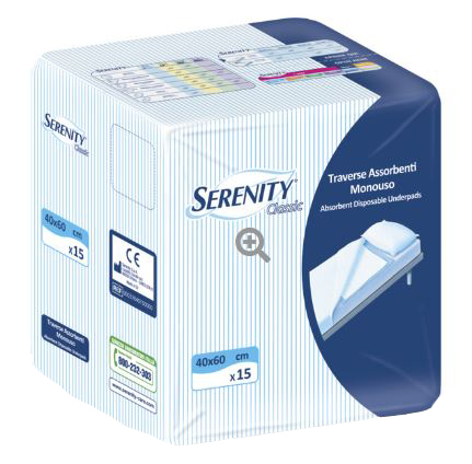 TRAVERSA SERENITY CLASSIC SUPER 40X60 CM 30 PEZZI - farmasorriso.com