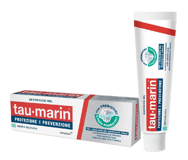 TAU MARIN DENTIFRICIO MENTA DELICATA PROTEZIONE PREVENZIONE 75 ML - farmasorriso.com