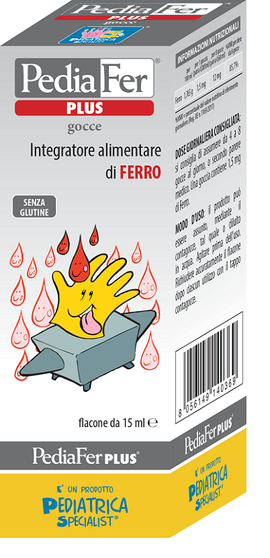 PEDIAFER PLUS GOCCE 15 ML - farmasorriso.com