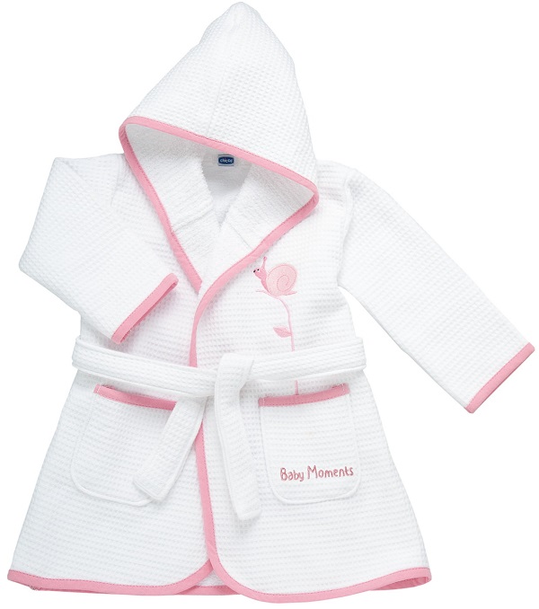 CHICCO ACCAPPATOIO PIQUET ROSA 12M+ - farmasorriso.com