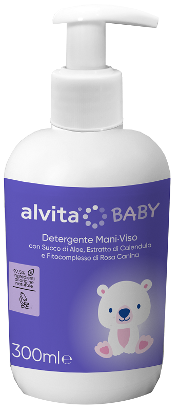 ALVITA BABY DETERGENTE MANI-VISO 300 ML - farmasorriso.com