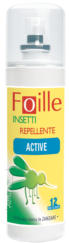 FOILLE INSETTI REPELLENTE ACTIVE 100 ML - farmasorriso.com