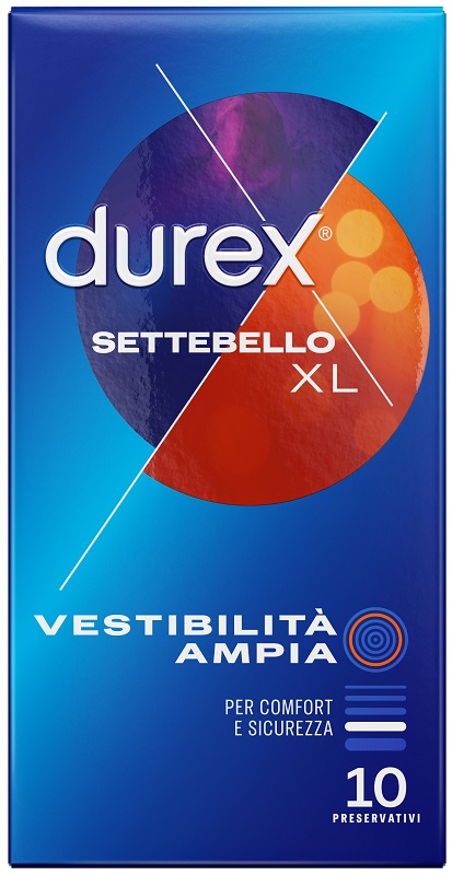 PROFILATTICO DUREX SETTEBELLO EXTRALARGE 10 PEZZI - farmasorriso.com