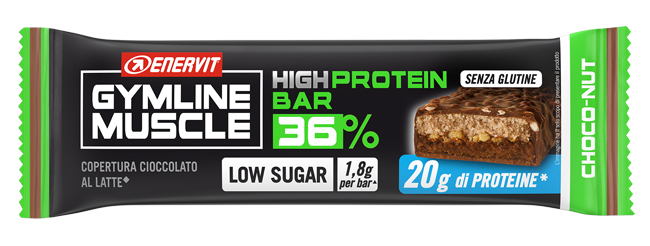 GYMLINE PROTEIN BAR 36 CHOCO NUT LS 55 G - farmasorriso.com