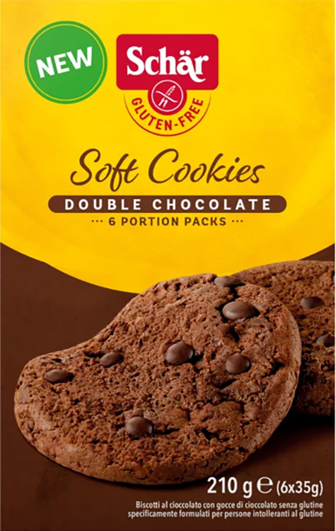 SCHAR SOFT COOKIE DOUBLE CHOCOLATE 210 G - farmasorriso.com