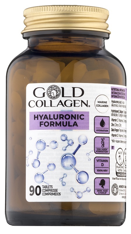 GOLD COLLAGEN HYALURONIC 90 COMPRESSE - farmasorriso.com