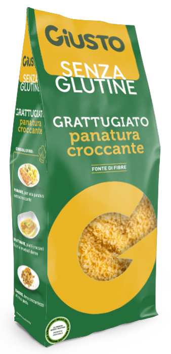 GIUSTO SENZA GLUTINE GRATTUGIATO PANATURA CROCCANTE 200 G - farmasorriso.com