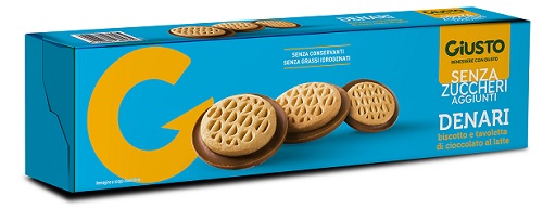 GIUSTO SENZA ZUCCHERO DENARI 120 G - farmasorriso.com