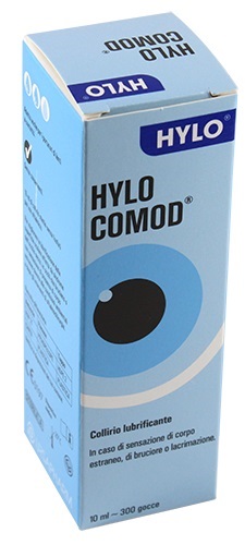 HYLO COMOD GOCCE OCULARI IALURONATO DI SODIO 1% FLACONCINO 10 ML - farmasorriso.com
