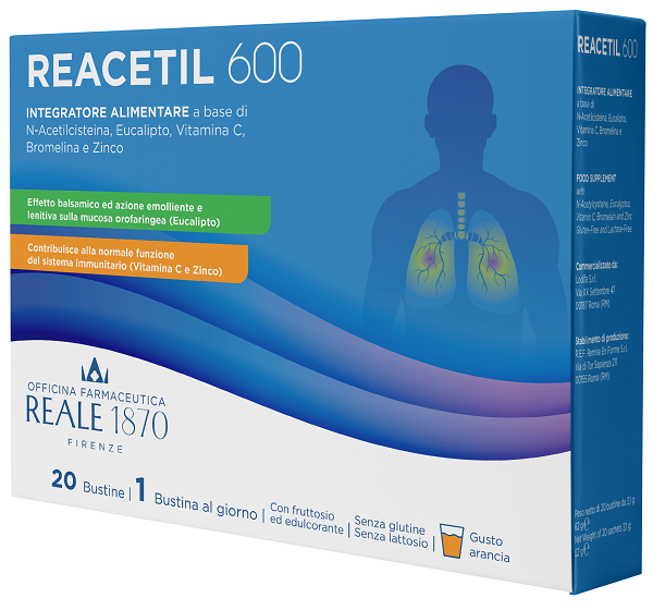 REACETIL 600 20 BUSTINE REALE 1870 - farmasorriso.com