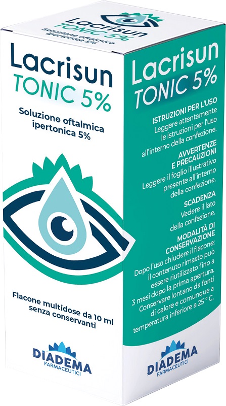 SOLUZIONE OFTALMICA IPERTONICA LACRISUN TONIC 5% 10 ML - farmasorriso.com