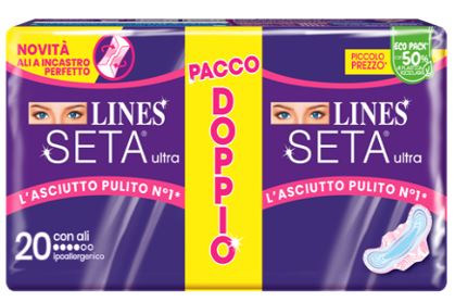 LINES SETA ULTRA ASSORBENTI ALI VP 20 PEZZI - farmasorriso.com