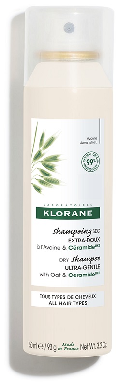 KLORANE SHAMPOO SECCO EXTRA DELICATO AVENA&CERAMIDE TUTTI I TIPI DI CAPELLI SPRAY 150 ML - farmasorriso.com