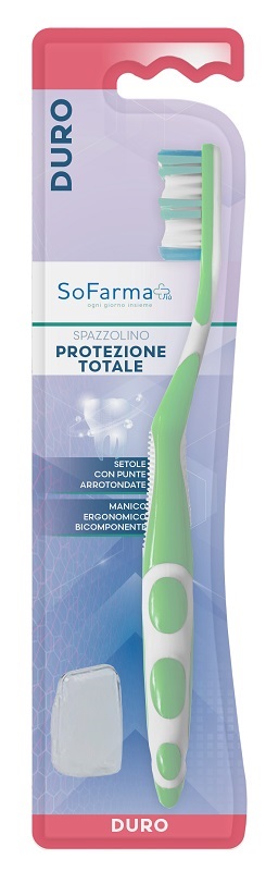 SPAZZOLINO TOTAL PROTECTION SETOLE DURE SOFARMAPIU' - farmasorriso.com