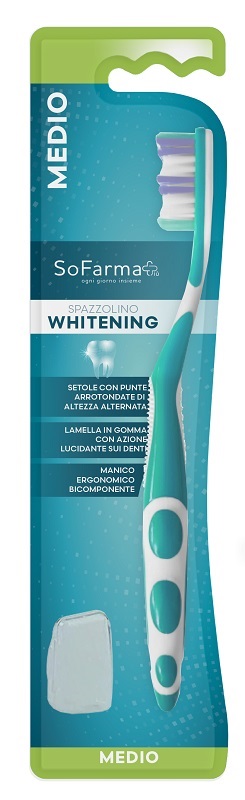 SPAZZOLINO WHITE SETOLE MEDIE SOFARMAPIU' - farmasorriso.com