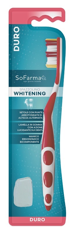 SPAZZOLINO WHITE SETOLE DURE SOFARMAPIU' - farmasorriso.com