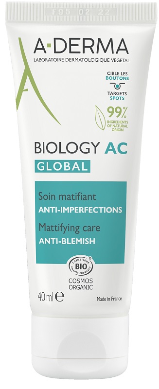 ADERMA BIOLOGY AC GLOBAL TRATTAMENTO OPACIZZANTE ANTI IMPERFEZIONI 40 ML - farmasorriso.com