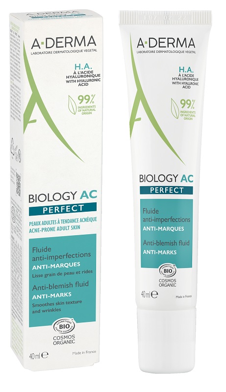 ADERMA BIOLOGY AC PERFECT FLUIDO ANTI IMPERFEZIONI 40 ML - farmasorriso.com